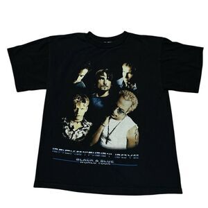 Vintage Backstreet Boys Black and Blue World Tour Band Tee Size Small